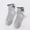 A-Grey233, variant on Kaiare Womens Socks Bow Ruffle Trim Ankle Socks Soft Sweet Elegant Cute Stylish Casual For Girls Short Socks