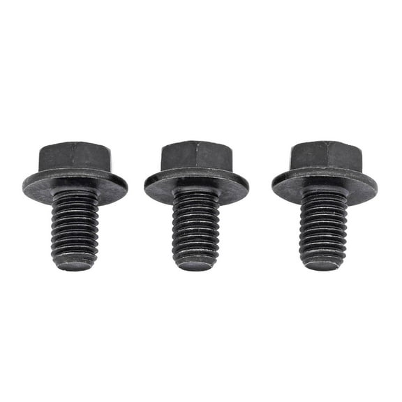 JEGS 82514 Torque Converter Bolts M10-1.5 x 15 Grade 10.9 Fits These GM Automati