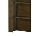 thumbnail image 4 of Benjara Maryl 26 Inch Pier Bookcase with 2 Shelves, Solid Wood, Antique Oak Brown, 4 of 5