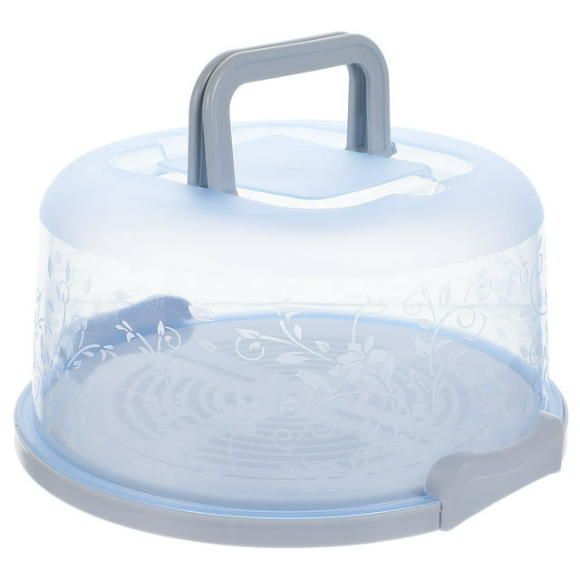 1Pc Buckle Cake Carrier with Handle Portable Handy Cupcake Holder Tray
