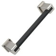 thumbnail image 2 of 5 in. Modern Flat Embossed Matte Black Cabinet Pull, 2 of 6