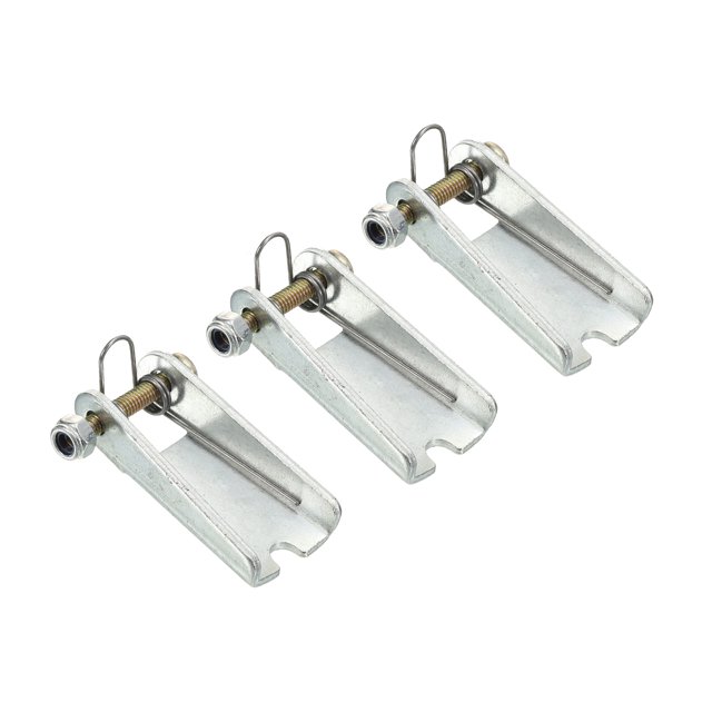 Unique Bargains 1.7 Inch Hook Safety Latch Kit, Metal Towing Hitch Replacement, Silver, 3 Pack