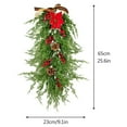 thumbnail image 2 of Guirnalda De Rama De Pino De Navidad, Bayas Rojas De Invierno, Piñas De Pino Mixtas, Colgante De Navidad Para Puerta Delantera, Chimeneas, Hogar Advancent HA038317-00, 2 of 6