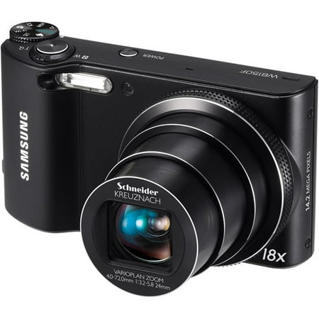 Samsung W150F Smart Long Zoom 14MP Digital Camera w/ 18x Optical Zoom Lens, 3" LCD Display, HD Video, WiFi Connectivity