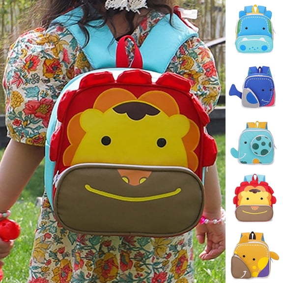 ibiyuan School Backpacks Cute Animal Print Comfort Padded Strap Durable Lightweight School Bag for Ages 3rd 4th 5th 6th, Daycare, Primary School, Daily Use