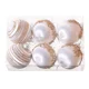 thumbnail image 3 of 6CM 8CM 6PCS Bolas de Navidad de lentejuelas de seda Adornos colgantes para árbol de Navidad Decoración para fiesta en el hogar Regalos de Año Nuevo 2024 Noel Navidad, 3 of 4