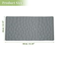 thumbnail image 5 of Unique Bargains Nonslip Bathtub Mat Bathtub Shower Mat Bath Mat with Suction Cups 31.50"x15.75" Grey, 5 of 7