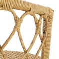 thumbnail image 6 of GDF Studio Boho Wicker Outdoor Bar Stools, Light Brown(Set of 2), 6 of 8