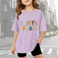 thumbnail image 2 of Miaoju Toddler Girl Shirts 5t Round Neck Solid Color Short Sleeve T-Shirt Funny Preppy Tops T-Shirt Boys & Girls Shirts, 2 of 6