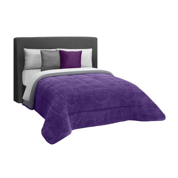 Edredon Mink King Size Elefantito Uva Térmico Fox Dos vistas