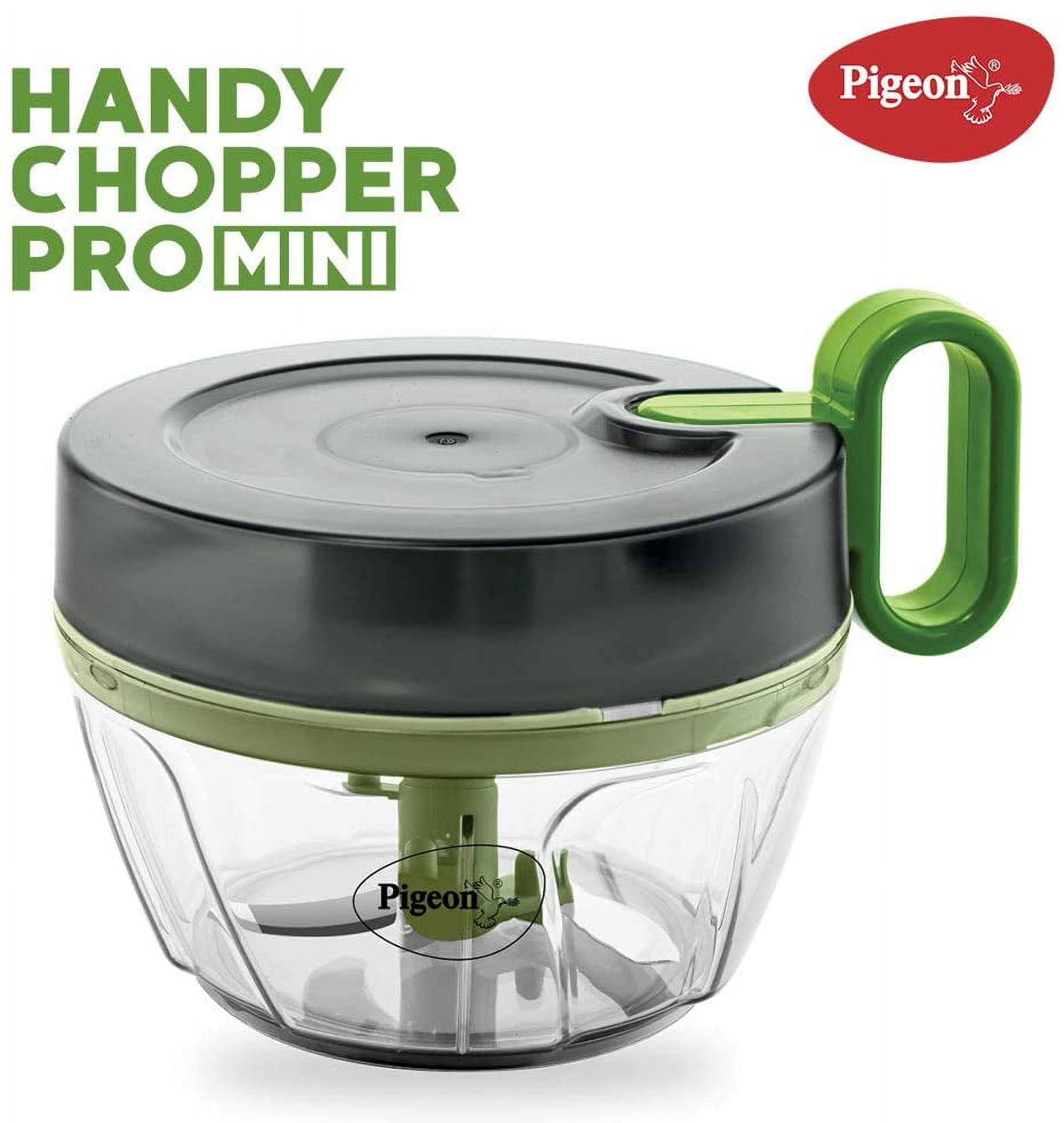 Pigeon Plastic Handy &Compact Chopper To Chop Vegetables (1Pc,Green Color)