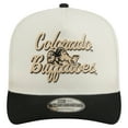 thumbnail image 2 of Men's New Era Cream/Black Colorado Buffaloes Vintage Chainstitch 9FIFTY A-Frame Snapback Hat, 2 of 5