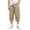 Khaki, variant on Nilvkv Boys Cargo Pants, Boys Pants, Solid Color Cropped Joggers in Relaxed Fit with Side Pockets, cool choice for Outdoor Wear Beige 5-6 Years