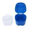 thumbnail image 1 of Denture Case, Denture False Teeth Storage Box Case With Filter Screen  Appliance Denture Bath Box Denture Baths Suitable For Dentures Partial Dentures Retainer Cleaning Cases, 1 of 8