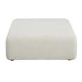 thumbnail image 2 of Hangover Cream Boucle Ottoman, 2 of 4