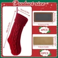 thumbnail image 2 of Calcetín navideño Stepspace personalizado, 18.5 pulgadas, 4 piezas, 2 of 6