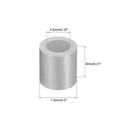thumbnail image 3 of Unique Bargains 4.5mm 11/64-inch Cable Wire Rope Aluminum Sleeves Clip Crimping Loop 25pcs, 3 of 4