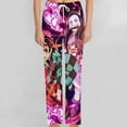 thumbnail image 2 of Demon Slayer Pajamas Pants 3D Printing Wide Leg PJ Pant Loungewear Casual Comfy Sleepwear Lounge Pants for Men WomenM, 2 of 9
