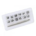 thumbnail image 4 of 12Pcs Estampage Poinçon Outil Tang Dynastie Fleur Conception DIY Maroquinerie 1Pc Poignée, 4 of 14