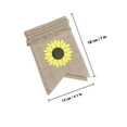 thumbnail image 4 of PAMINGONO Multi Color Linen Birthday Party Banner Burlap Hanging Flag Ornament, 4 of 5