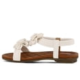 thumbnail image 2 of PATRIZIA Spring Step Nectarine Sandals for Womens - Ladies Sandals with Chic Flower Grabbing t-Straps - Casuals Womens Sandals with Stretch Back Strap, 2 of 7