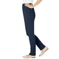 thumbnail image 4 of Woman Within Women's Plus Size Elastic-Waist Soft Knit Pant Pant, 4 of 6
