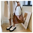 thumbnail image 3 of FALAN MULE Crossbody Bag for women Soft PU Leather Shoulder Bags Handbags Purses Multi Pocket Tote Bag, 3 of 5