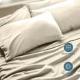 thumbnail image 6 of Bare Home Pillowcase Set - Premium 1800 Collection - Double Brushed - Ultra Soft - King Size, Sand, 4 Count, 6 of 8