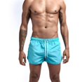 thumbnail image 3 of Unisex Casual Drawstring Pocket Solid Candy Five Point Beach Shorts, 3 of 8