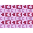 thumbnail image 1 of Ahgly Company Indoor Rectangle Patterned Neon Hot Pink Area Rugs, 8' x 12', 1 of 6