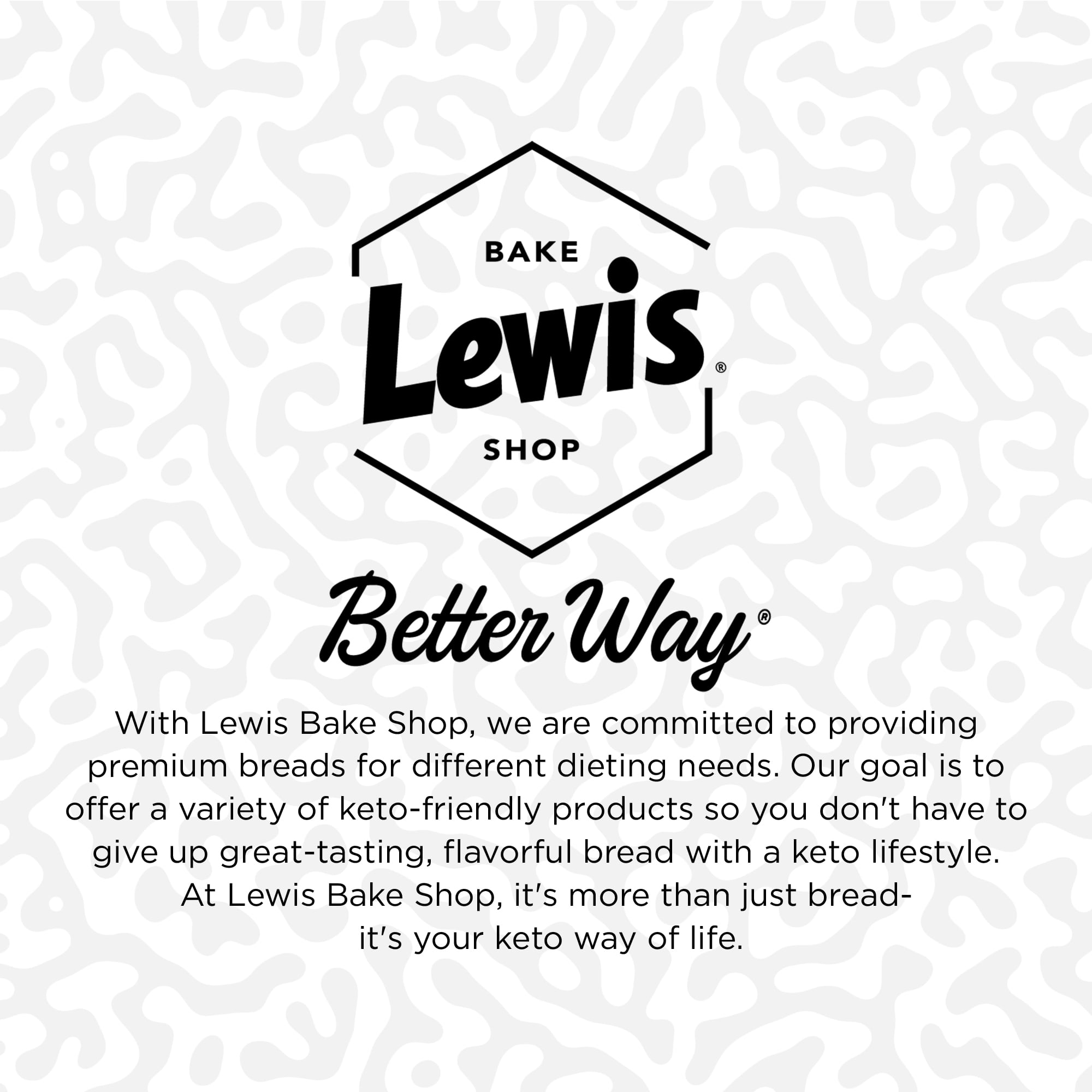 Lewis Bake Shop Better Way Keto White Burger Buns, 7.5 oz, 4 Count