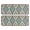 Brown Triangular Geometric, variant on Kitchen Rugs Sets Of 2,Brown Boho Plant Pattern Anti Fatigue Kitchen Mat Rugs Non Slip Washable,Decorative Kitchen Floor Mats for Kitchen,Sink,Laundry,17"x47" 17"x47"