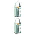 thumbnail image 3 of sweethay Reposacabezas de coche, soporte de tejido, almacenamiento de toallas de papel, bolsa de RV, viaje familiar, organizador interior del azul claro 2piezas, 3 of 6