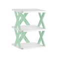 thumbnail image 2 of Foldable Shoe Rack Shoe Organizer Shoe Closet Portable Shoe Stand Shoe Shelf for Green 3Layer 34cm, 2 of 9