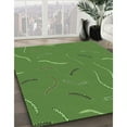 thumbnail image 3 of Ahgly Company Machine Washable Indoor Rectangle Transitional Seaweed Green Area Rugs, 2' x 4', 3 of 7