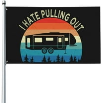 3x5 Ft I Hate Pulling Out Camping Funny Retro Outdoor Flag House Flag Garden flag Garden Banner Tapestry outdoor banners Yard flag