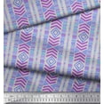thumbnail image 3 of Soimoi Gray Cotton Voile Fabric Aztec Geometric Fabric Prints By Yard 42 Inch Wide, 3 of 3