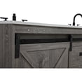 thumbnail image 6 of Elegant Kitchen and Bath Austin 60 Inch Double Bathroom Vanity In Rustic Grey, 6 of 15