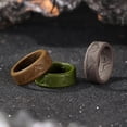 thumbnail image 3 of Anillos de silicona King Will Rubber para hombre, 3 unidades, tamaño 11, 3 of 6