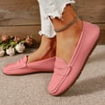thumbnail image 6 of Viluyesy Womens Loafer Shoes, Slip-On Soft Sole Shallow Comfort Casual Office Dressy Flats Pink, 6 of 7