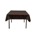 thumbnail image 1 of TCpop52x52-BrownP22 Polyester Poplin Square Tablecloth, Brown - 52 x 52 in., 1 of 1