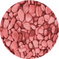 thumbnail image 1 of Ahgly Tapis Rond Lavable en Machine Intérieur Transitionnel Rouge, 5 Pieds Rond, 1 of 7