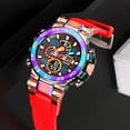 thumbnail image 2 of Men's Watches Sports Military Watches Waterproof Color Designer Large Face Digital Analog Tactical Outdoor Men's Wristwatches-Chronograph Dual Time LED Alarm Stopwatch, 2 of 6