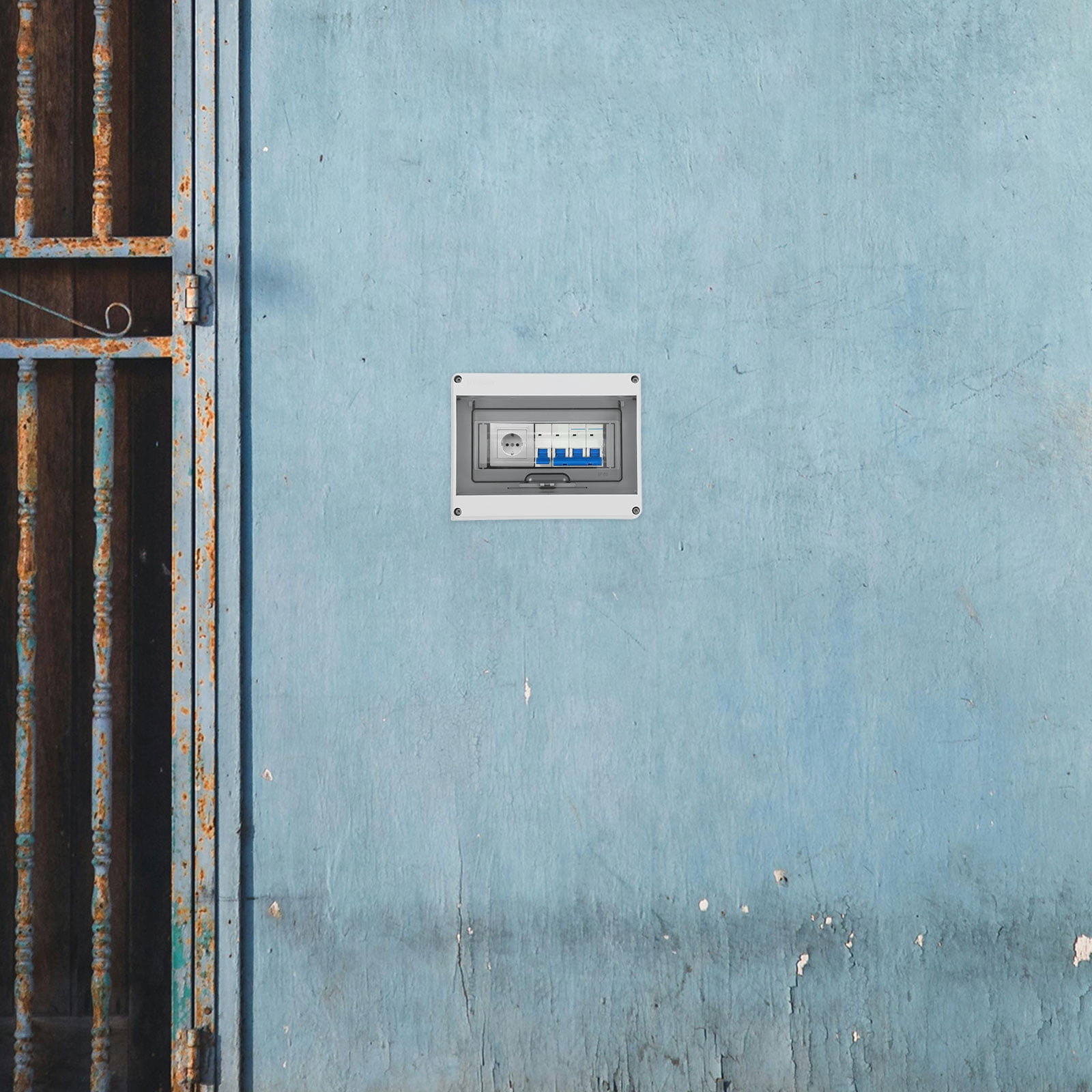 Electrical Box,Weatherproof Electrical Box for Outdoor Use Breaker Box for Charging Stations and Various Electrical Devices Easy to Install Distribution Box