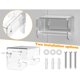 thumbnail image 5 of Portarrollos Adhesivo con Estante, Portarrollos Acrílico, Montaje en Pared con Autoadhesivo 3M Sin Taladrar, Portarrollos con Estante de Almacenamiento para Baño (Transparente) 1pcs Dontodent Kuyhfg Sin marca, 5 of 5