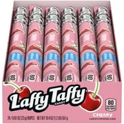 Laffy Taffy Rope, Cherry, 0.81 Oz., Pack Of 24