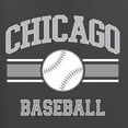 thumbnail image 6 of Wild Bobby City of Chicago CHI American Baseball Fantasy Fan Sports Men's T-Shirt, Charcoal, 4X-Large, 6 of 6
