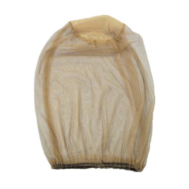 Filet de Tête Bonnet de Pêche Filet de Visage Couverture de Tête Écran Filet Léger Ventilé Beige
