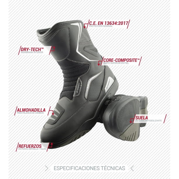 Bota Corta Joe Rocket Alter Ego Touring Boot Impermeables Mujer negro 21