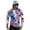 Red_002, variant on Domuza Upf 50 Fishing Shirts Men's American Flag Pattern Long Sleeve Protection Sun Hoodie Summer Outdoor Running Hiking Rash Guard Tops Deep Red L